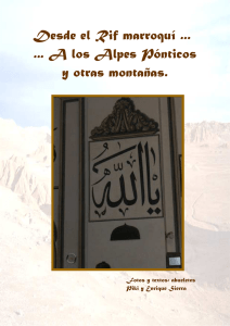 Desdel el Rif Marroquí a los Alpes Pónticos y otras montañas