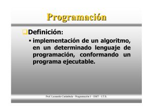 Programación - A/S Leonardo Carámbula