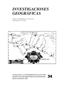 investigaciones geográficas - Biblioteca Virtual Miguel de Cervantes