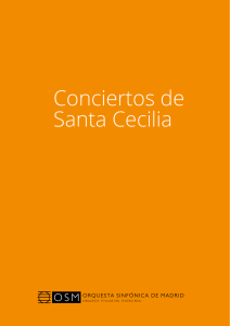 Conciertos de Santa Cecilia - Orquesta Sinfónica de Madrid