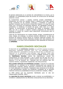 habilidades sociales - ASDE Scouts de España