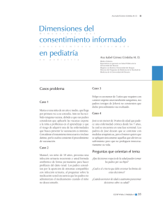 Dimensiones del consentimiento informado en pediatría