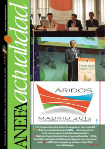 IV Congreso Nacional de Áridos: Construyendo un futuro