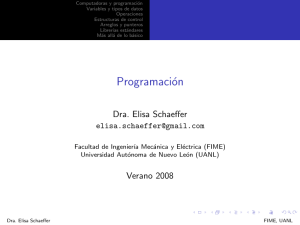 Programación - Elisa Schaeffer