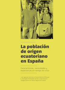 La población de origen ecuatoriano en España
