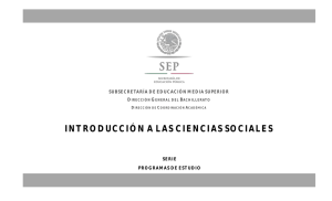 Introducción a las ciencias sociales I