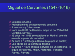 Miguel de Cervantes (1547