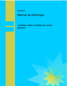 Americo - Manual De Astrologia