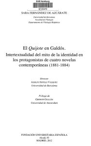 El Quijote en Galdós.