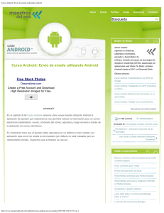 Curso Android: Envío de emails utilizando Android