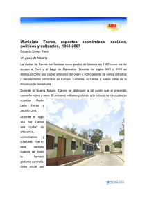 Municipio Torres, aspectos económicos, sociales, políticos y