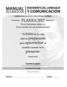 Hacia PLANEA 2017 2016-2 - Alumnos