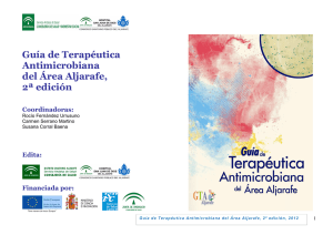 Guía de terapéutica antimicrobiana del Área Aljarafe