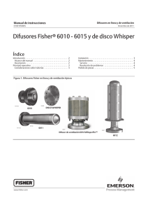 Difusores Fisherr 6010 - 6015 y de disco Whisper