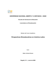 Perspectivas Etnoeducativas en América Latina