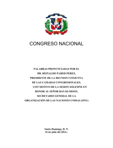 congreso nacional - Senado de la República Dominicana