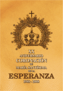 Boletín extraordinario XX aniversario coronación Esperanza (1988