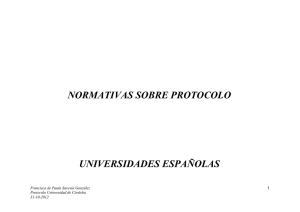 Reglamentos de las universidades españolas