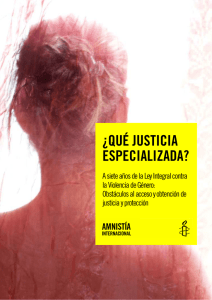 Informe mujer 2012 - Amnistía Internacional