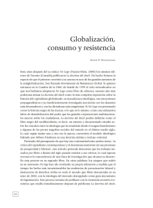 Globalización, consumo y resistencia