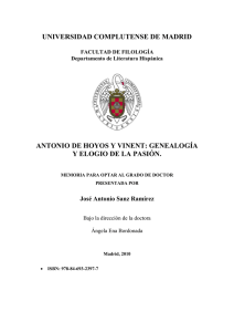 Antonio de Hoyos y Vinent - E-Prints Complutense