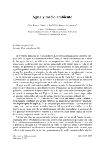 Agua y medio ambiente - Revistas Científicas Complutenses
