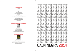 próximos títulos - Caja Negra Editora