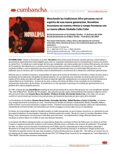 Novalima Spanish Language Release PR 2-page