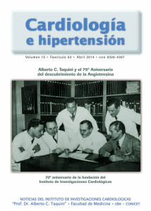 Cardiología e hipertensión. Vol. 15. Fasc. 63. Abril 2014. pdf