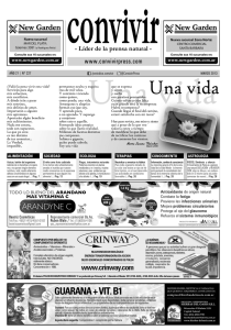 www.convivirpress.com - Líder de la prensa natural -