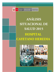 ANÁLISIS SITUACIONAL DE SALUD 2015 HOSPITAL CAYETANO