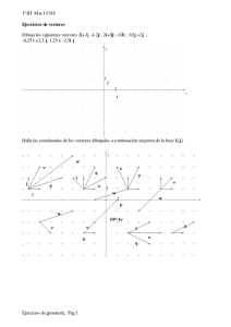 1º BT Mat I CNS Ejercicios de geometría, Pag 1 Ejercicios de