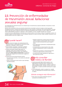 5.8 Prevención de las enfermedades de transmisión sexual