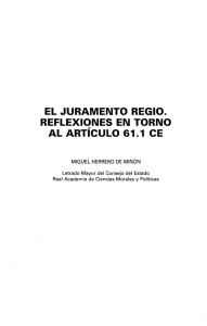 El Juramento Regio. Reflexiones en Torno al Art - e-Spacio
