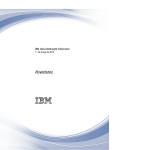 IBM Unica NetInsight OnDemand: Novedades