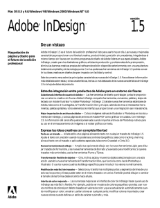 Adobe® InDesign™ 1.5