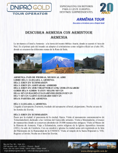armênia tour - dnipró gold
