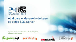 ALM para el desarrollo de base de datos SQL Server