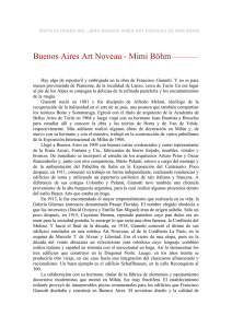 Buenos Aires Art Noveau - Mimi Böhm