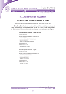 Anuncio 201503339 - Boletín Oficial de la Provincia de Burgos