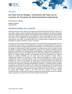 All-Flash FAS de NetApp: rendimiento del flash con el conjunto de