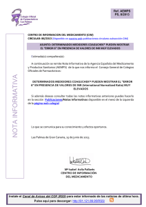 nota in forma tiv a - Colegio Oficial de Farmacéuticos de Las Palmas