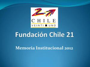 Memoria Institucional 2012