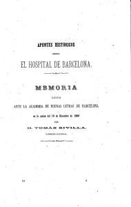 el hospital de barcelona.