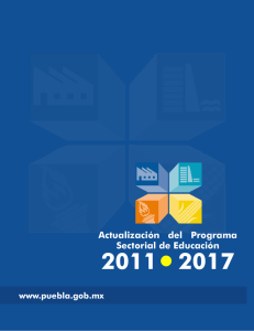 Actualización del Programa Sectorial de Educación