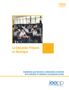 La Educación Primaria en Nicaragua