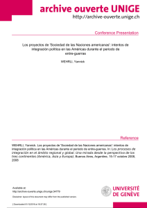 Presentation (Author postprint) - Archive ouverte UNIGE