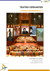 Descargar Folleto Programa Teatro Cervantes noviembre 2013