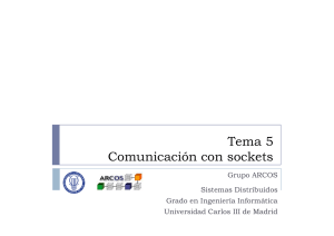 Tema 5 Comunicación con sockets - Arcos