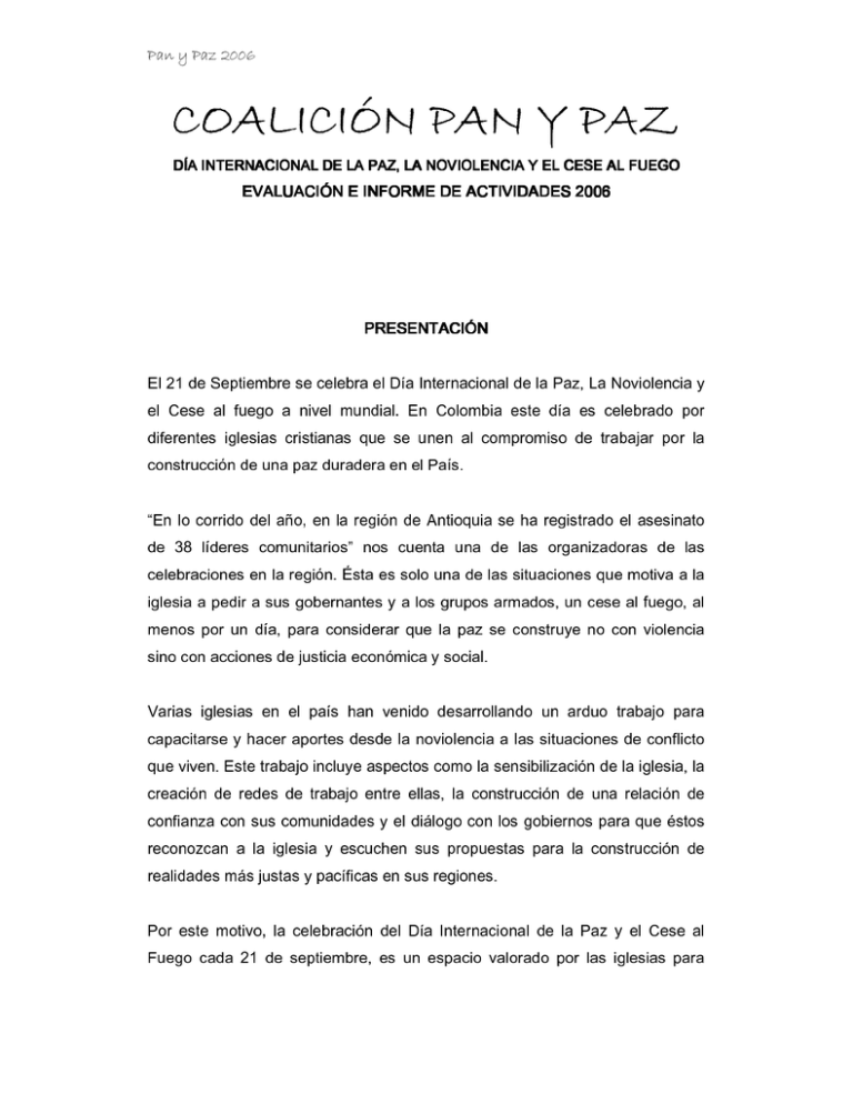 coalición pan y paz coalición pan y paz